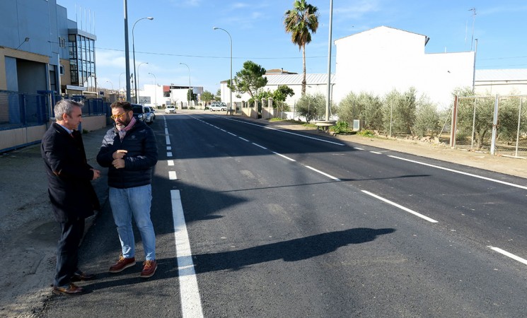 Obras de mejora en la carretera de Mengíbar-Villargordo-Torrequebradilla