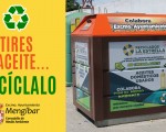 Instalación de contenedores de recogida de aceite vegetal usado en Mengíbar