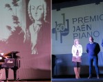 Estudiantes del instituto de Mengíbar asisten a un concierto didáctico del Alberto de Paz por el 60 aniversario del Premio Jaén de Piano
