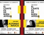 Alfonso Aroca, Antonia Contreras y Juan Ramón Caro actuarán en La Arroyá de Mengíbar este viernes