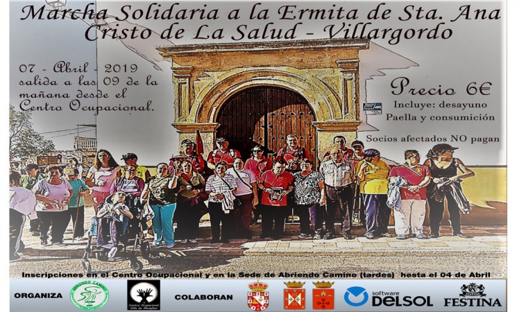 Marcha solidaria desde Mengíbar hasta la ermita de Santa Ana-Cristo de la Salud en Villargordo