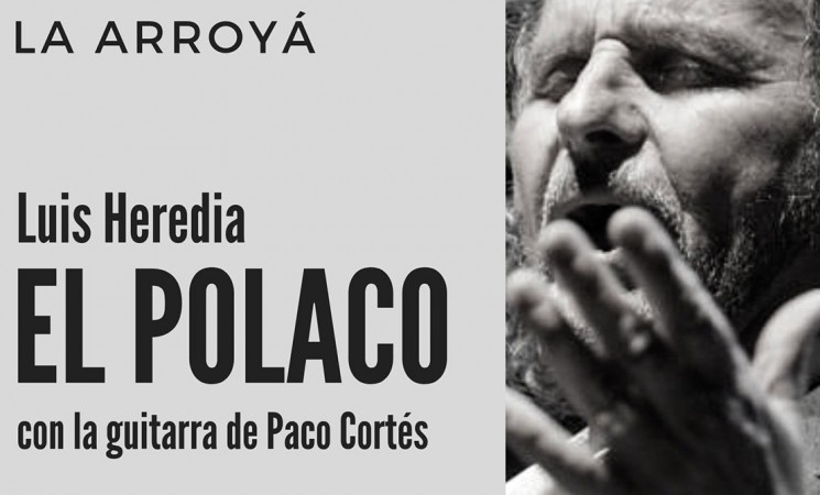 Luis Heredia ‘El Polaco’ y Paco Cortés, este viernes en la Peña Flamenca La Arroyá de Mengíbar