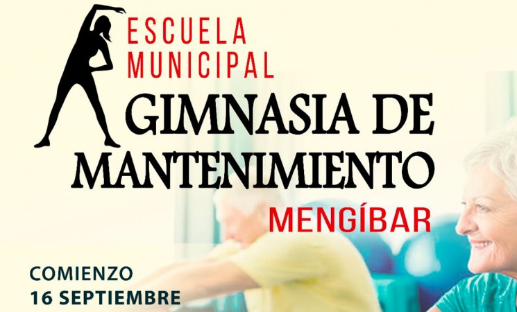 El Ayuntamiento de Mengíbar abre la inscripción para la Escuela Municipal de Gimnasia de mantenimiento 2019/2020