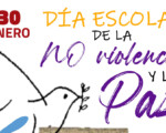Cartel del Día Escolar de la No Violencia y la Paz (DENIP) 2021 en Mengíbar