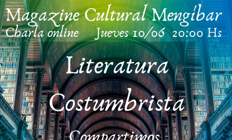 La literatura costumbrista, protagonista de una nueva edición de las Tertulias Literarias de Mengíbar