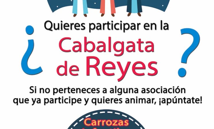Abierta la inscripción de menores para participar en Cabalgata de Reyes 2022