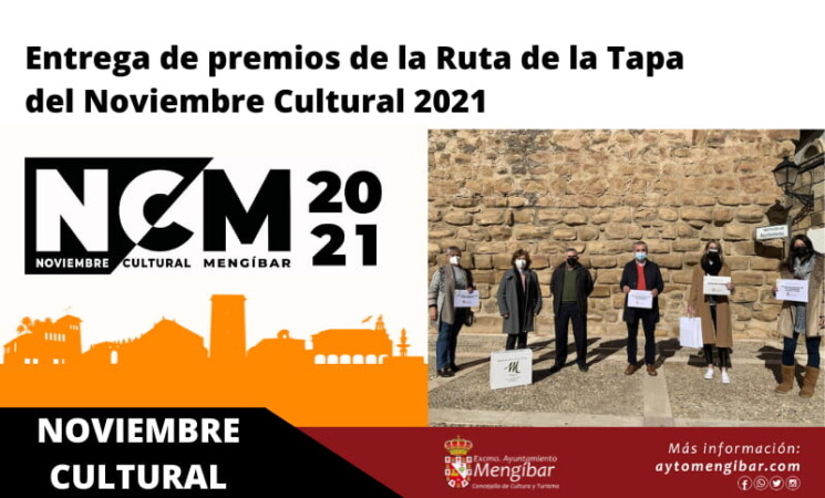 Entregados los premios de la Ruta de la Tapa del Noviembre Cultural de Mengíbar 2021