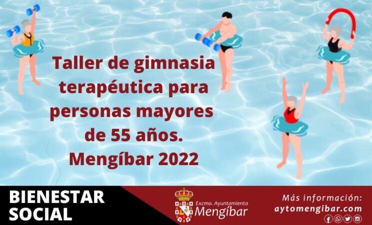 Gimnasia terapéutica para personas mayores de 55 años en Mengíbar (verano 2022)