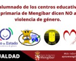Los centros educativos de Mengíbar dicen NO a la violencia de género