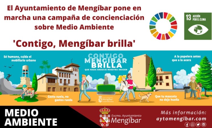 Mengíbar pone en marcha la campaña de Medio Ambiente 'Contigo, Mengíbar brilla'