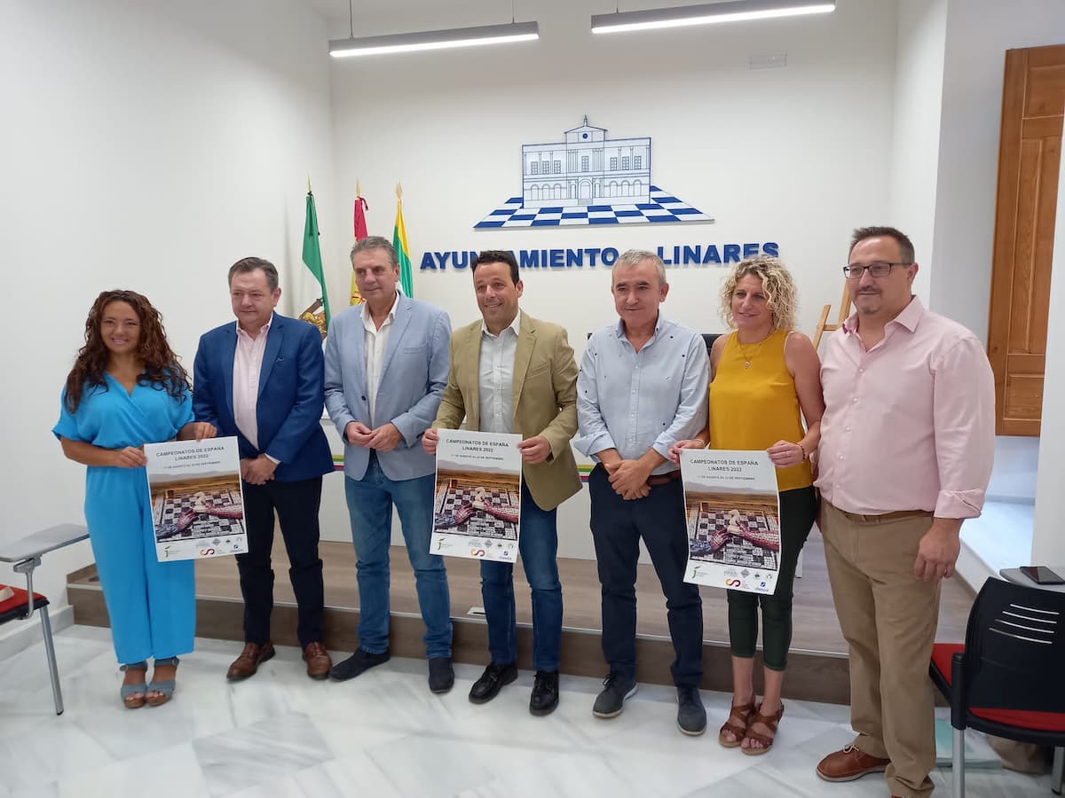 Presentación Campeonato Ajedrez 2022 en Linares y Mengibar 20220727