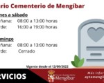 Horario del cementerio municipal de Mengíbar