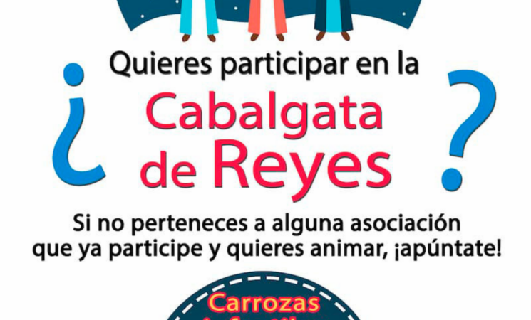 Inscripción de menores para participar en Cabalgata de Reyes 2023