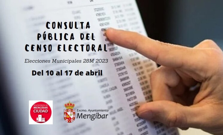 El Ayuntamiento de Mengíbar expone el censo electoral