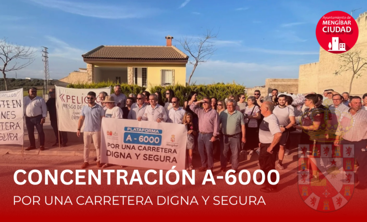 Vecinos y autoridades se unen en demanda de una carretera segura: Concentración en Villargordo por la plataforma A6000