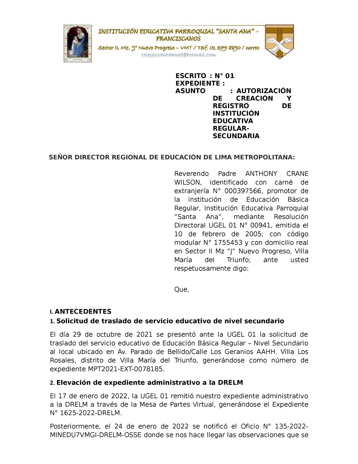 expediente 1625 2022