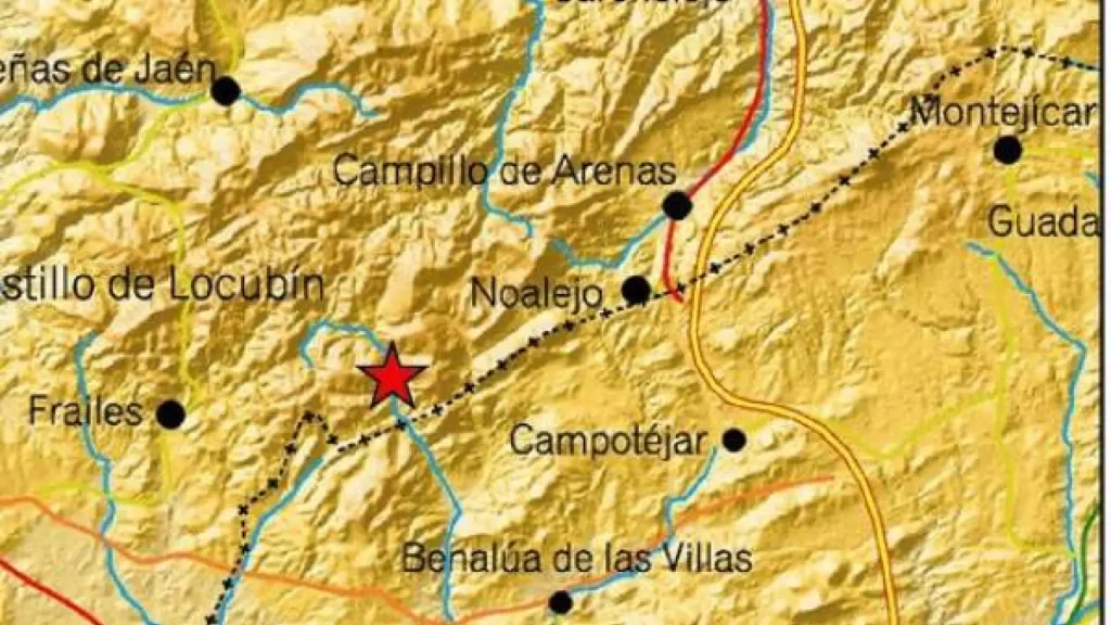 Un terremoto de 3,5 grados en la escala Richter sacude las provincias de Granada y Jaén