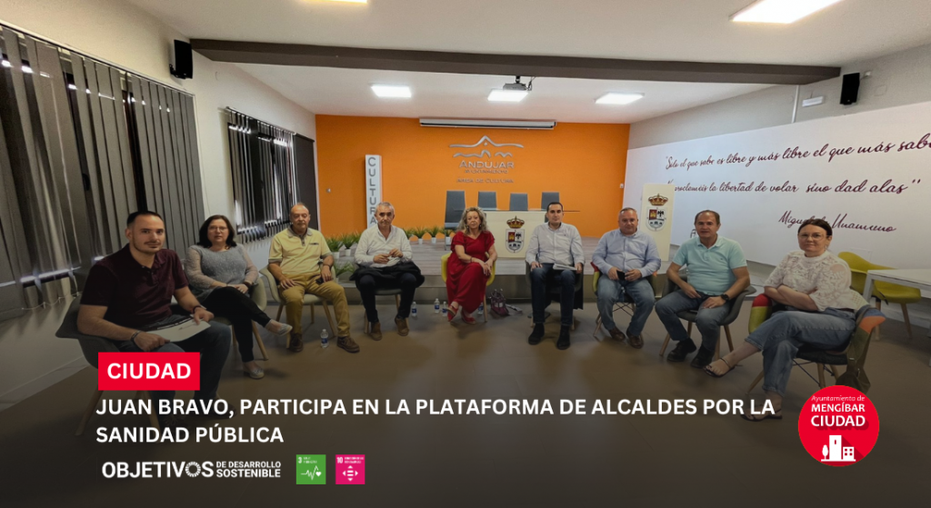 El Alcalde de Mengíbar participa en la Plataforma de Alcaldes/as por la Sanidad Pública